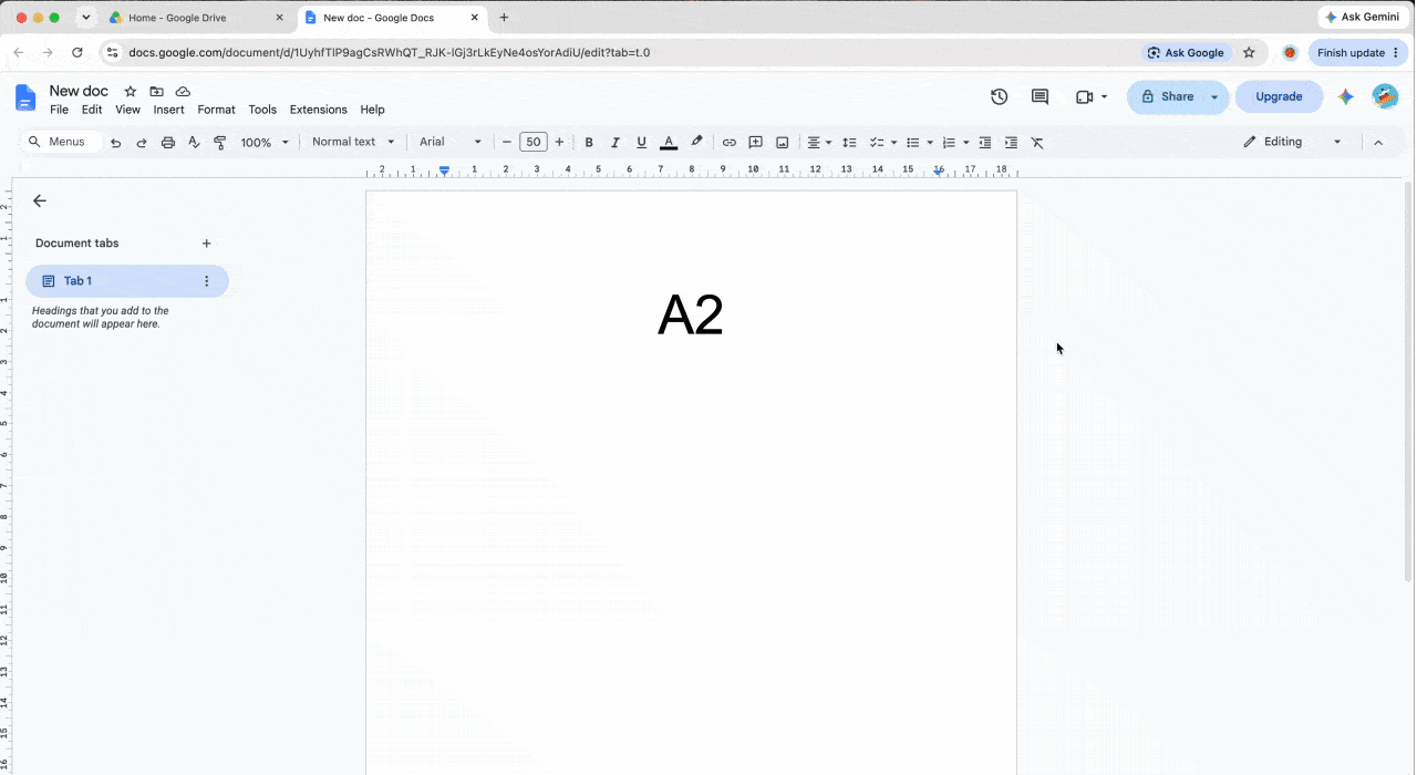 How to superscript in Google Docs